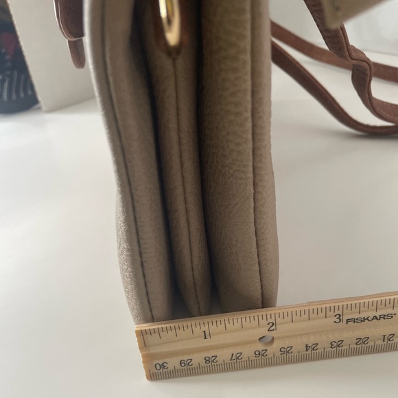 Jose Hess Danbury Mint Foldover Crossbody Bag Adjustable Removable Straps - Picture 9 of 11